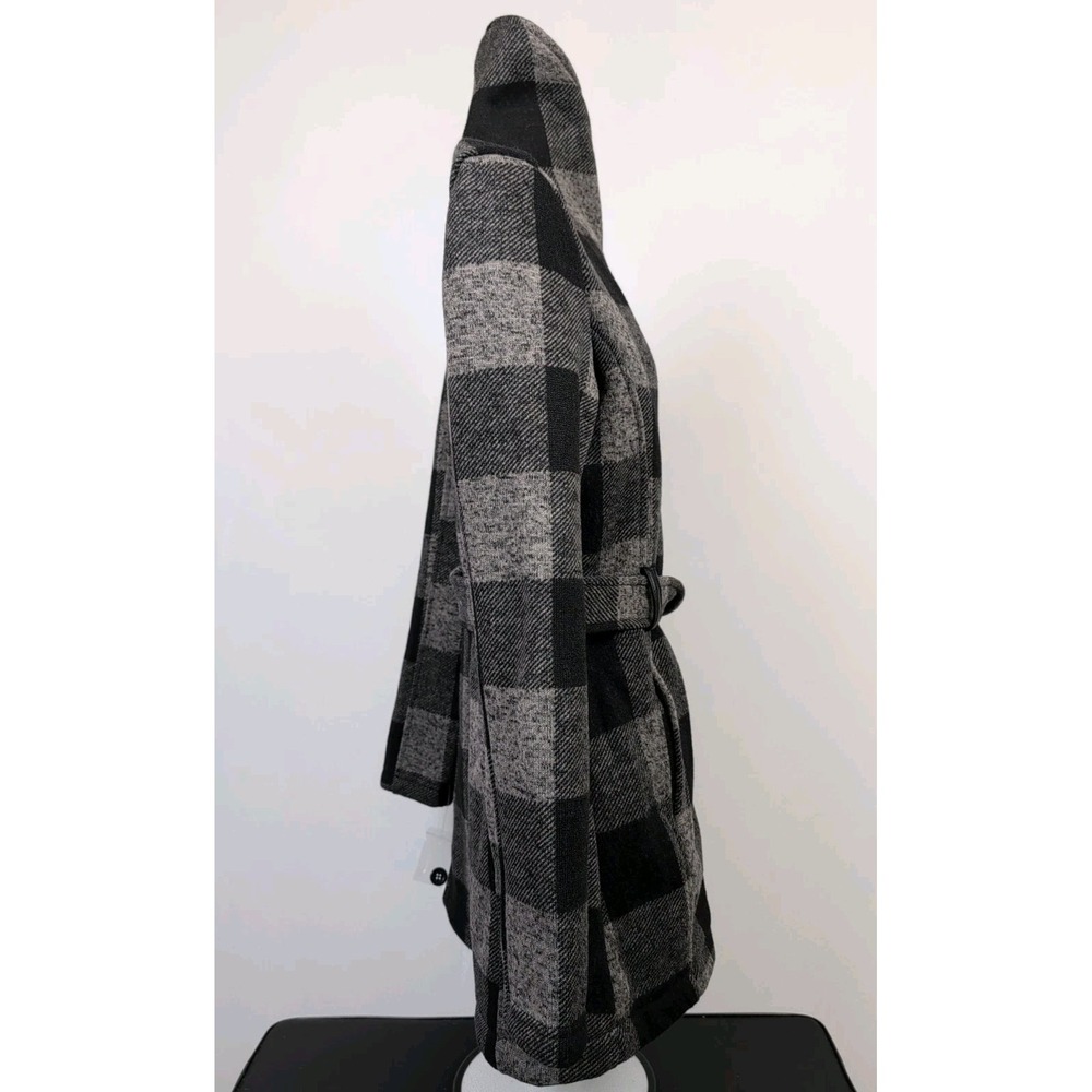 CoffeeShop New York Women's Jasmine Knit Trench Jacket Black Grey Sz XS NWT - Picture 5 of 10